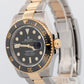 2023 PAPERS Rolex Submariner Date BLACK Two-Tone Gold 41mm 126613 LN Watch BOX