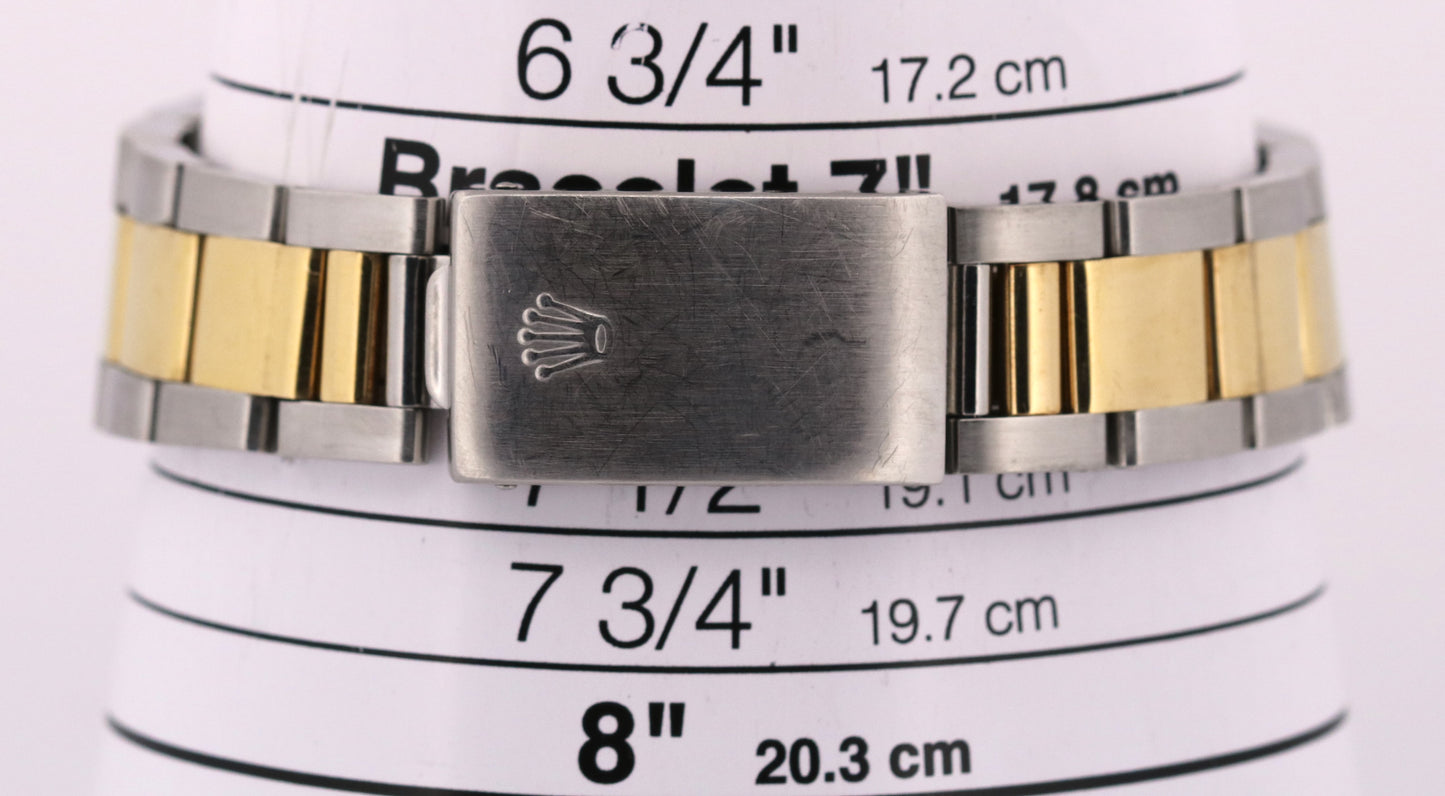 UNPOLISHED Rolex GMT-Master II ROOT BEER 18K Gold Steel Brown OYSTER Watch 16713