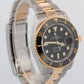 2023 PAPERS Rolex Submariner Date BLACK Two-Tone Gold 41mm 126613 LN Watch BOX