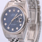 Rolex DateJust 36mm FACTORY SODALITE DIAMOND Blue 18K Gold Steel JUBILEE 16234