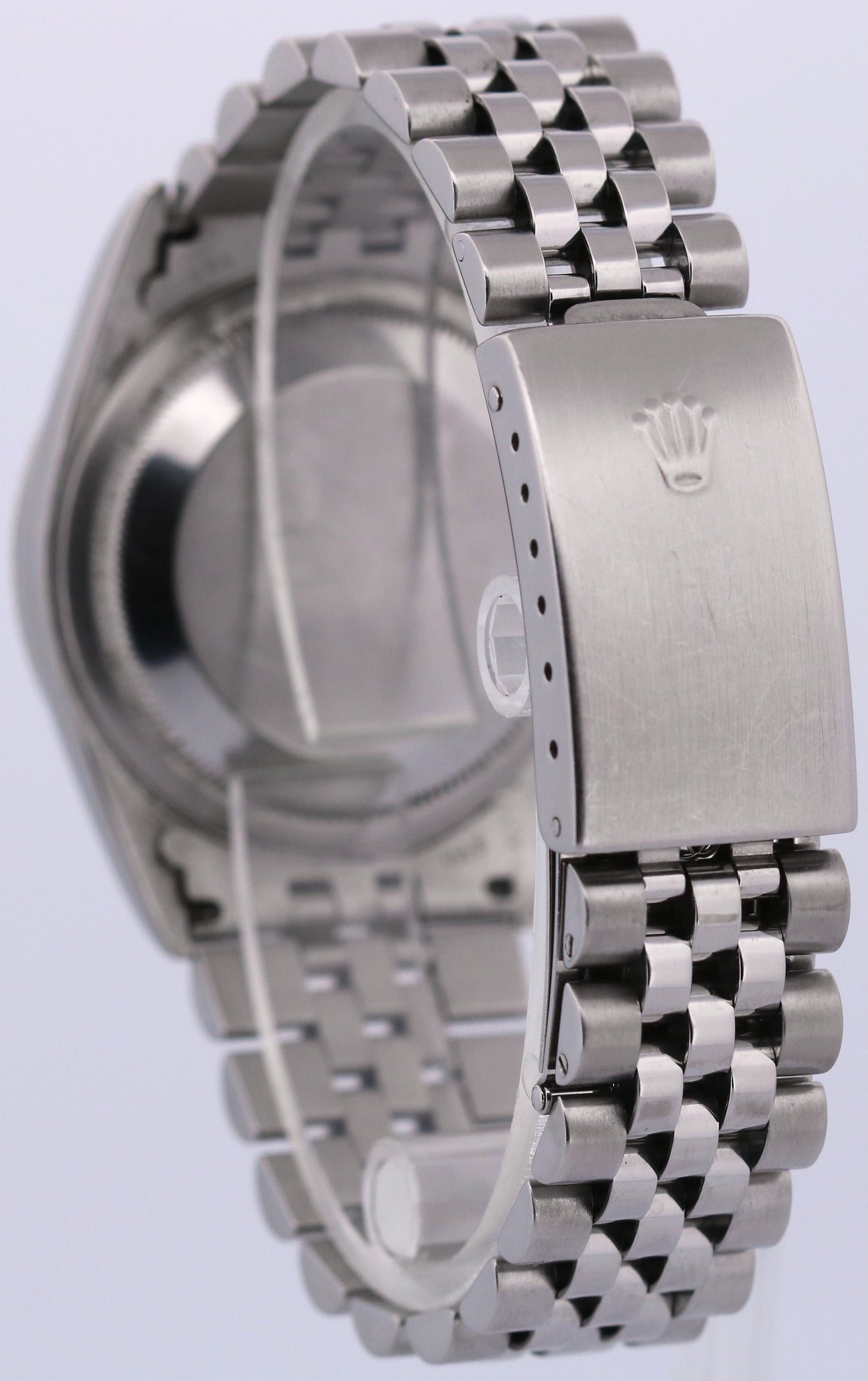 Rolex DateJust 36mm FACTORY SODALITE DIAMOND Blue 18K Gold Steel JUBILEE 16234