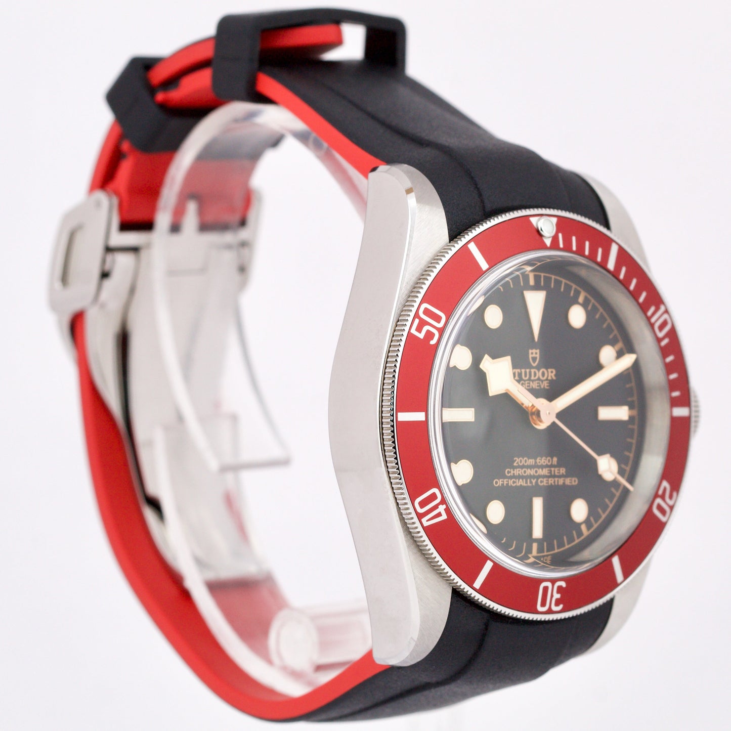2022 Tudor Black Bay Heritage 79230 R Stainless Steel Red 41mm PAPERS Watch B+P