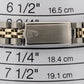 Ladies Rolex DateJust 26mm MOP DIAMOND 18K Yellow Gold Steel JUBILEE 6917 Watch