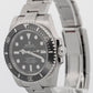 STICKERED PAPERS Rolex Submariner No-Date 40mm BLACK Steel 114060 LN BOX