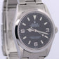 1999 Rolex Explorer I 36mm Black SWISS ONLY Steel NO-HOLES 3-6-9 Watch 14270