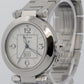 Cartier Pasha  35mm WHITE ARABIC Stainless Steel Automatic Watch 2475 / W31055M7