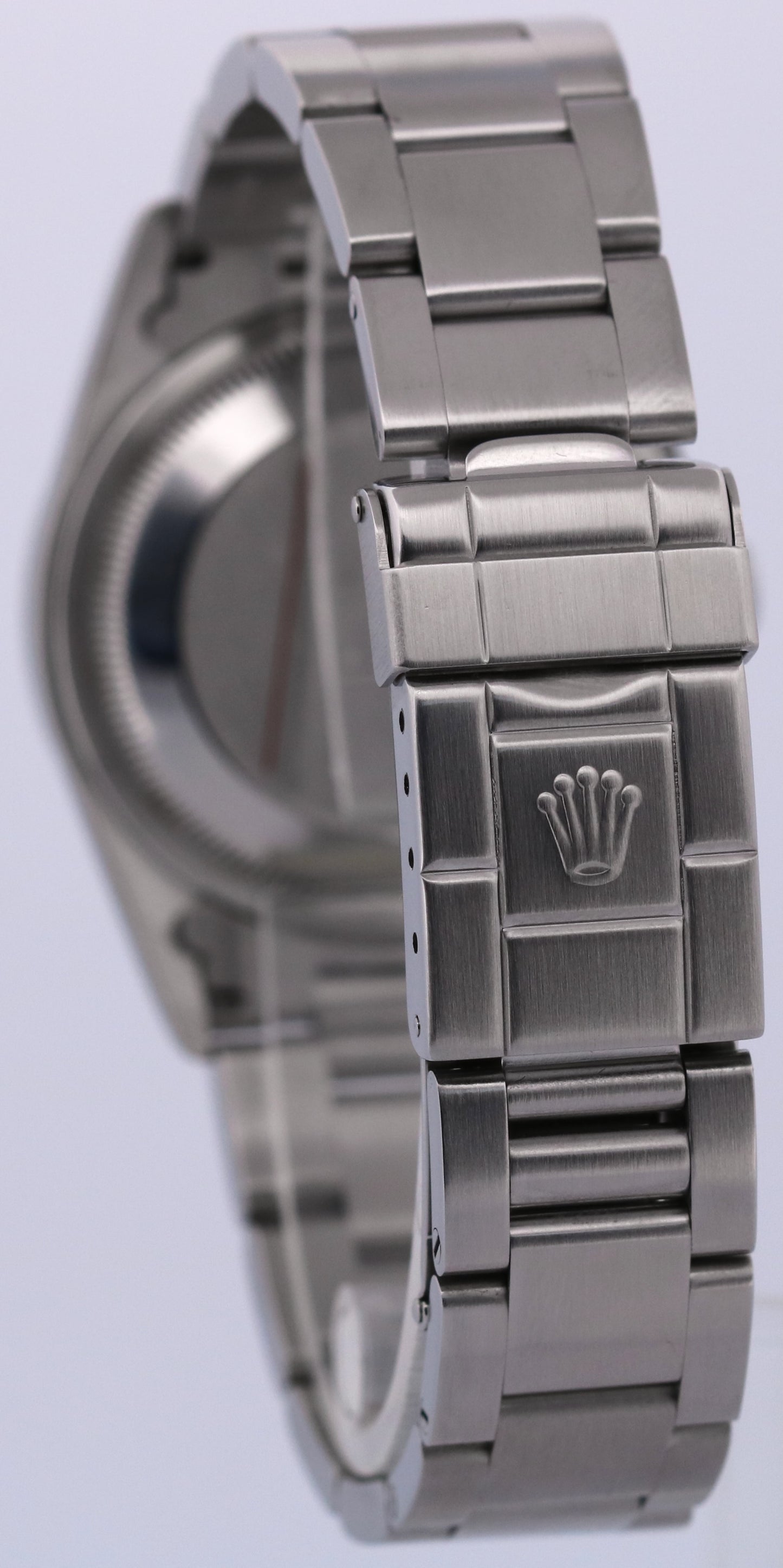 1999 Rolex Explorer I 36mm Black SWISS ONLY Steel NO-HOLES 3-6-9 Watch 14270