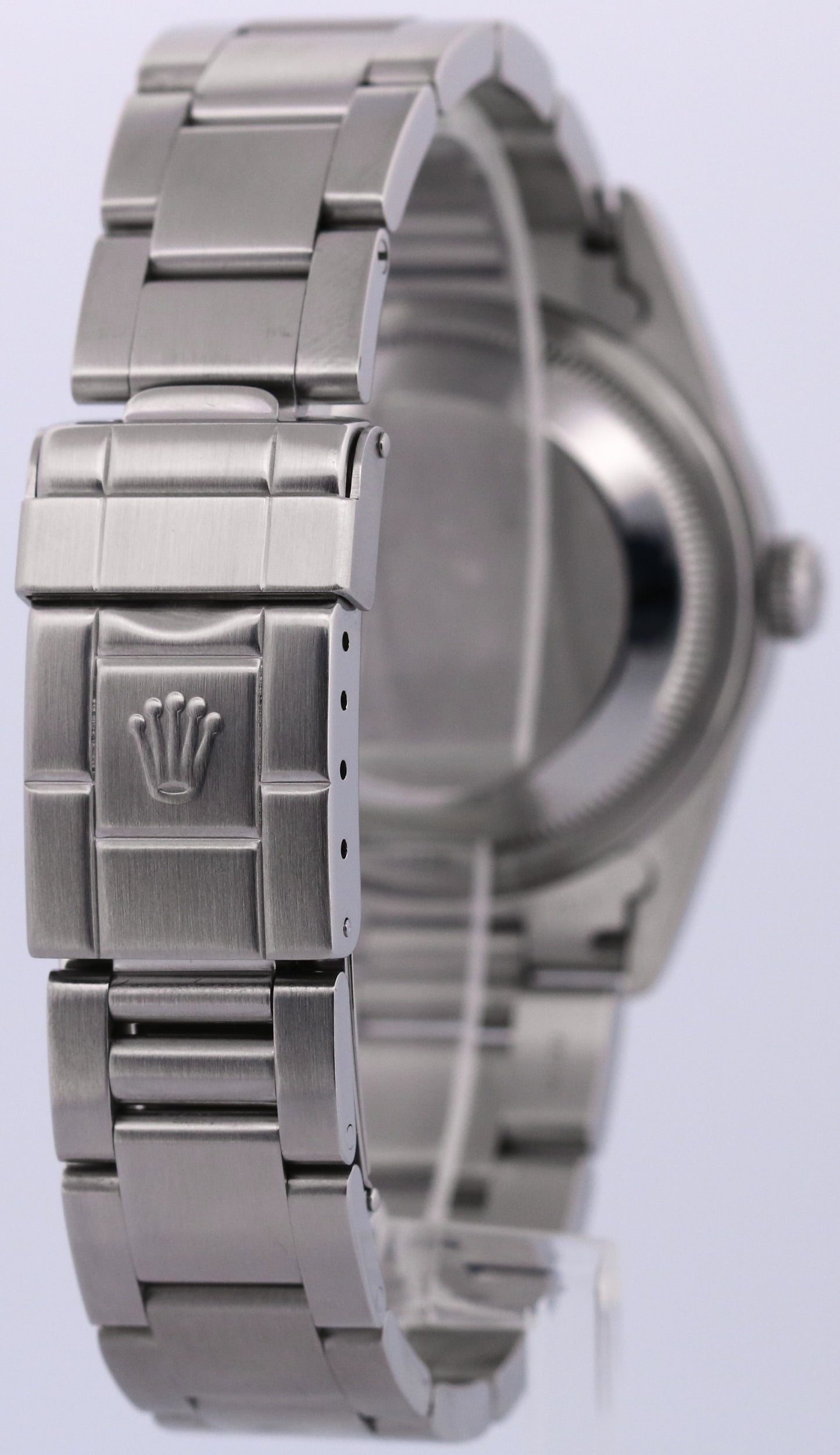 1999 Rolex Explorer I 36mm Black SWISS ONLY Steel NO-HOLES 3-6-9 Watch 14270