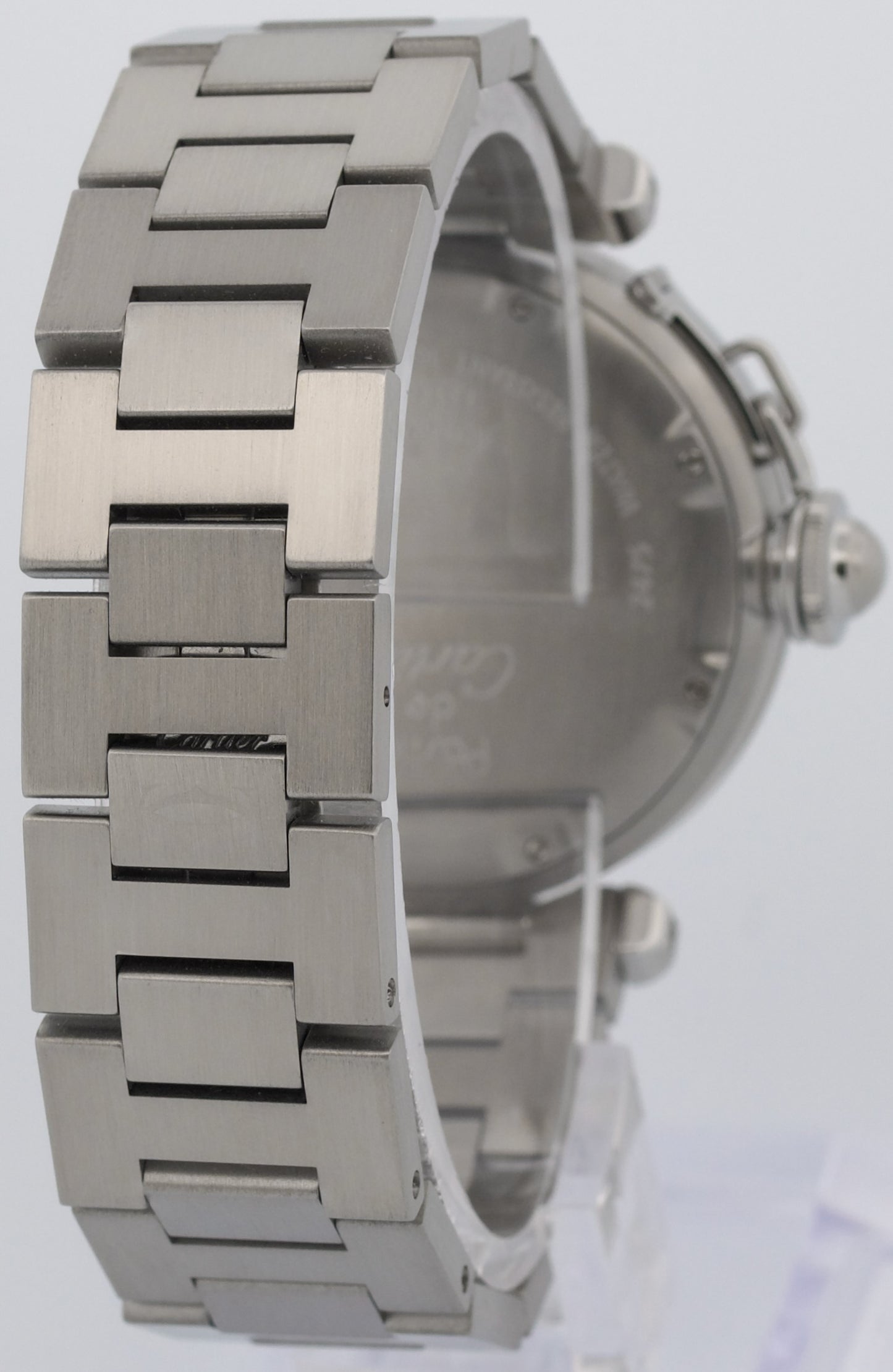 Cartier Pasha  35mm WHITE ARABIC Stainless Steel Automatic Watch 2475 / W31055M7