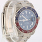Rolex GMT-Master II PEPSI 18K White Gold Blue Red Black 40mm 116719 Oyster Watch