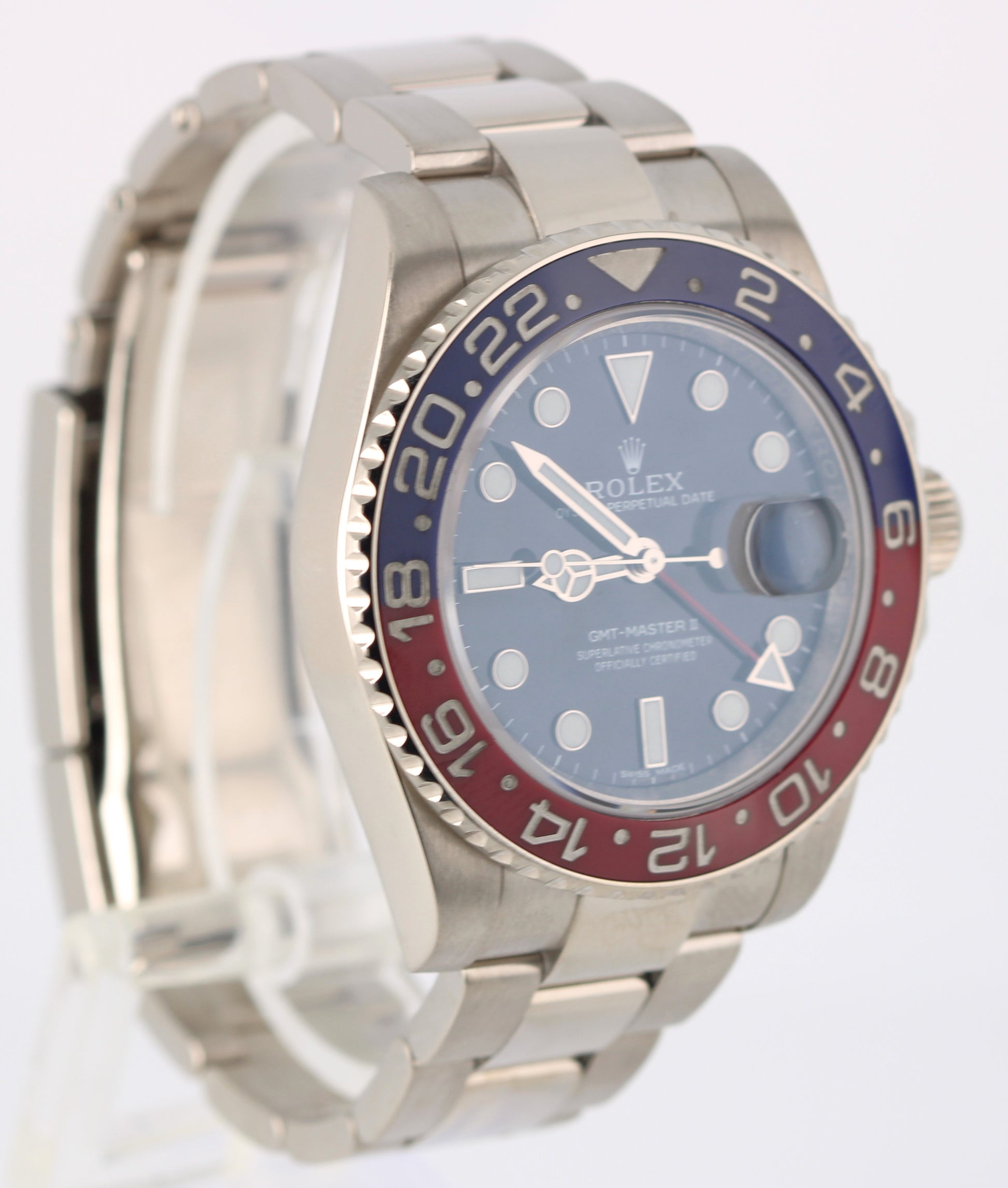 White Gold Pepsi Gmt Master Ii 116719 Rolex GMT-Master II PEPSI