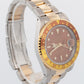 Rolex GMT-Master II ROOT BEER Two-Tone Yellow Gold Steel 40mm 16713 Watch
