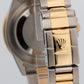 Rolex GMT-Master II ROOT BEER Two-Tone Yellow Gold Steel 40mm 16713 Watch