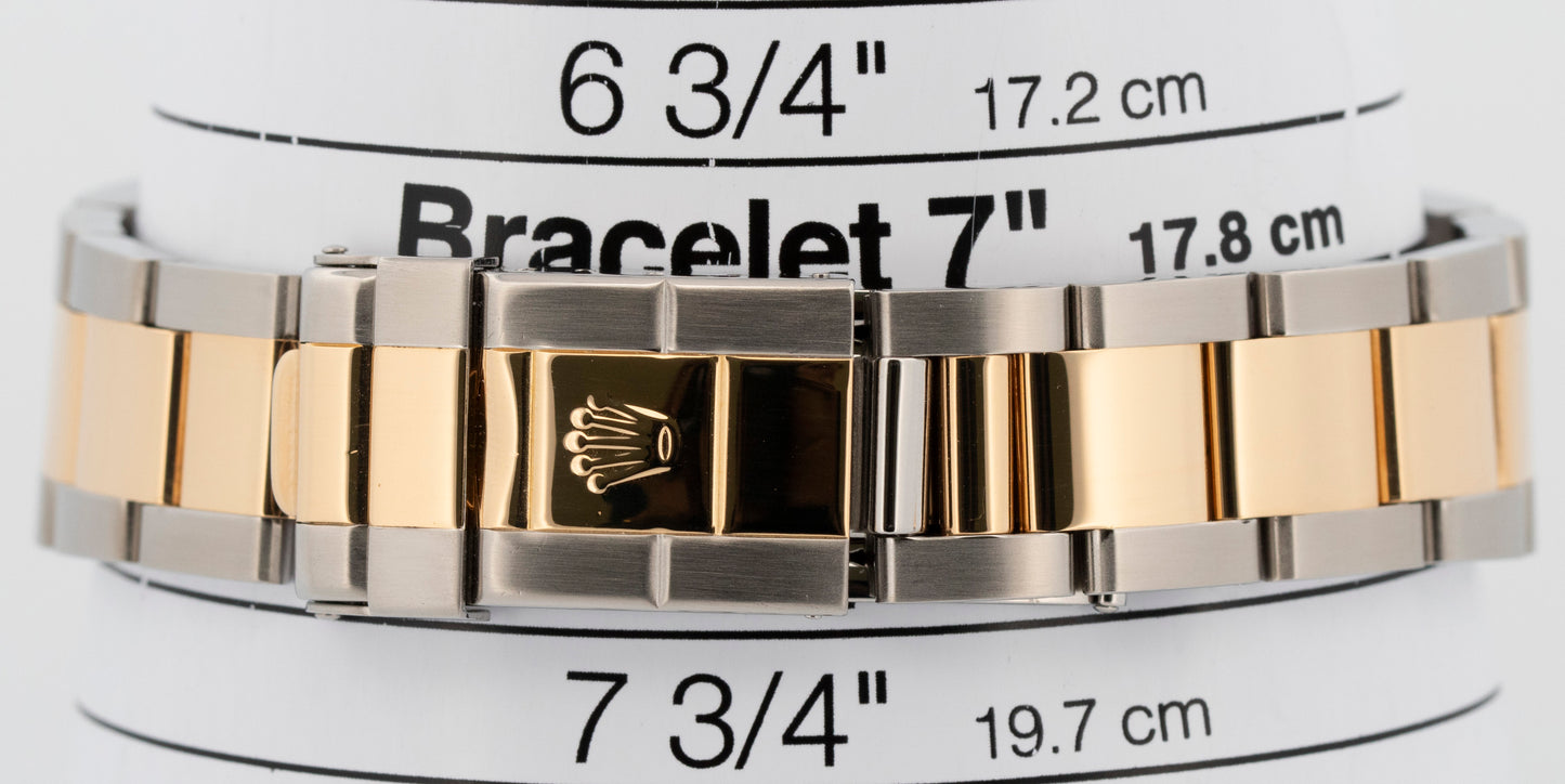 Rolex GMT-Master II ROOT BEER Two-Tone Yellow Gold Steel 40mm 16713 Watch