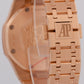 PAPERS Audemars Piguet Royal Oak BLUE 38mm 18K Gold 26715OR.OO.1356OR.01 BOX