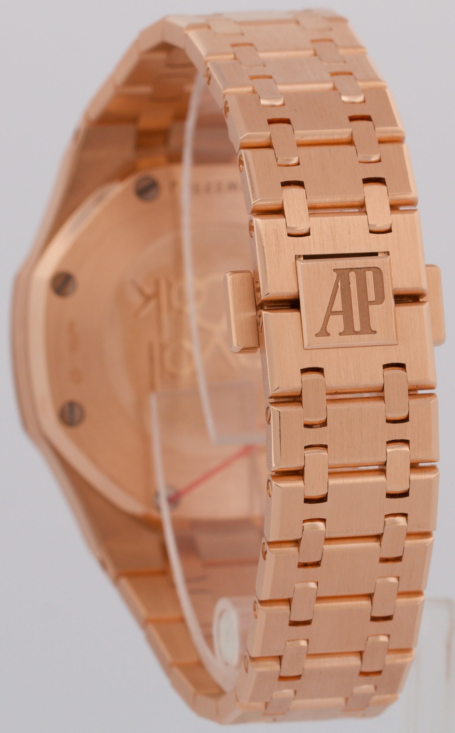 PAPERS Audemars Piguet Royal Oak BLUE 38mm 18K Gold 26715OR.OO.1356OR.01 BOX