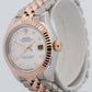 2020 PAPERS Rolex DateJust Two-Tone 28mm MOP DIAMOND Jubilee 279171 Watch BOX