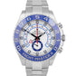 MINT Rolex Yacht-Master II 44mm Stainless White Blue White Regatta Watch 116680