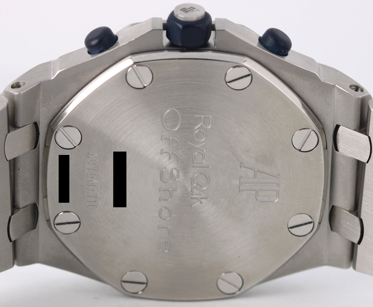 2003 PAPERS Audemars Piguet Royal Oak Offshore THE BEAST Blue 42mm 25721ST Watch