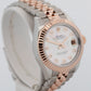 2020 PAPERS Rolex DateJust Two-Tone 28mm MOP DIAMOND Jubilee 279171 Watch BOX