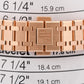 PAPERS Audemars Piguet Royal Oak BLUE 38mm 18K Gold 26715OR.OO.1356OR.01 BOX