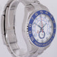 MINT Rolex Yacht-Master II 44mm Stainless White Blue White Regatta Watch 116680