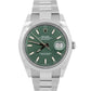 PAPERS Rolex DateJust 41 MINT GREEN Stainless Steel Oyster 41mm 126300 Watch BOX