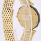 H Stern Safira 18k Gold Blue Sapphire Roman Bezel Black DIAMOND 34mm 091AM Watch