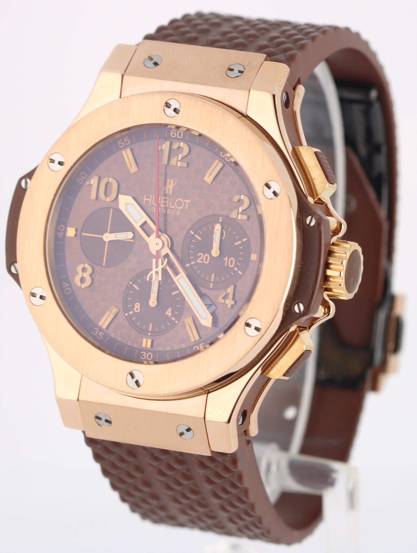 Hublot Big Bang CAPPUCINO Gold Titanium Brown Chocolate 41mm 341.PC.1007.RX.114