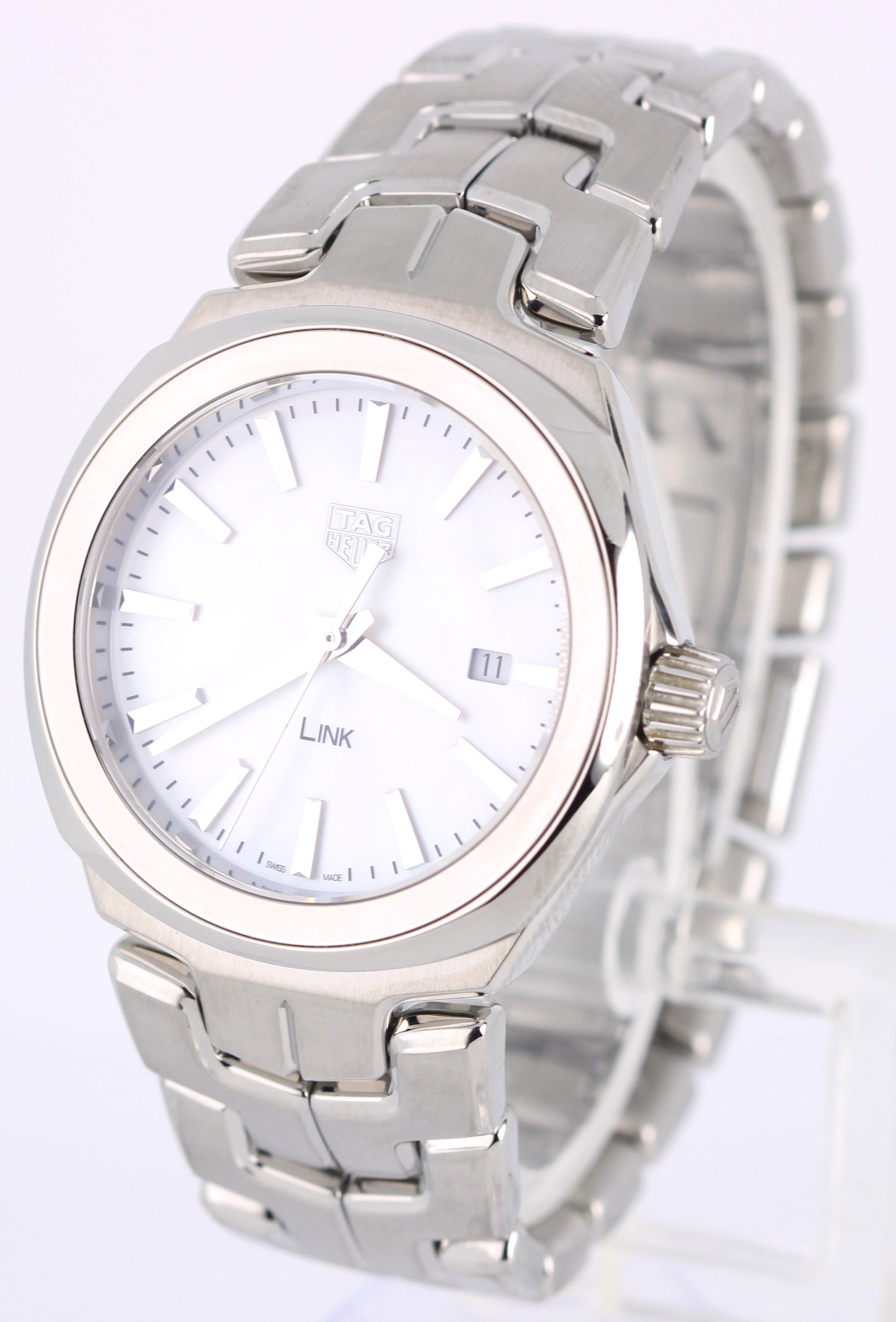 Tag Heuer LINK Date Stainless Steel Mother of Pearl 32mm WBC1310 Quartz Watch