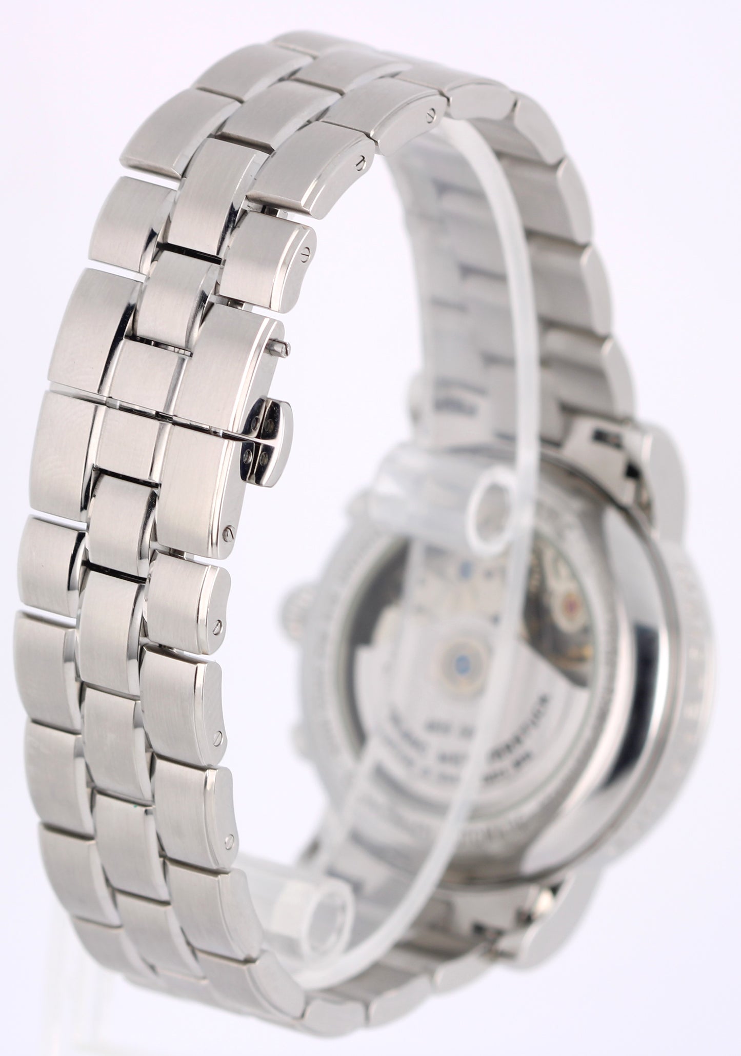 Montblanc Star Meisterstuck Day Date Chronograph Silver 38mm 7016 Watch BOX