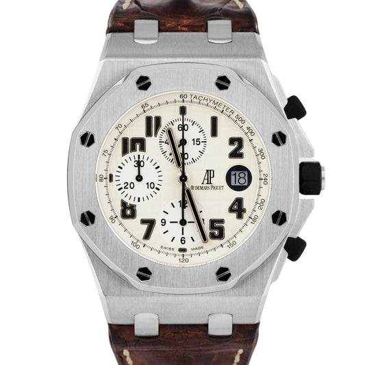 Audemars Piguet Royal Oak Offshore Stainless Steel Safari White 42mm 26170ST