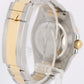 Rolex Submariner Date Two-Tone 18k Gold BLUE DIAMOND Serti 40mm 116613 Watch