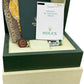 PAPERS Rolex GMT-Master II Black 40mm 18K Yellow Gold Oyster Watch 16718 BOX