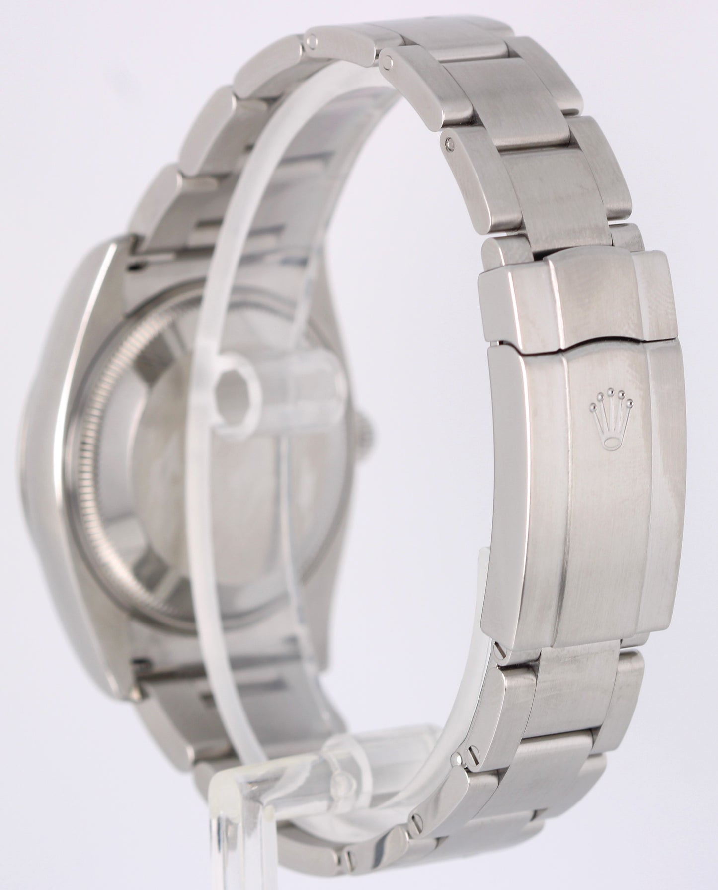 2016 PAPERS Rolex Oyster Perpetual Steel White Grape 34mm 114200 Watch BOX