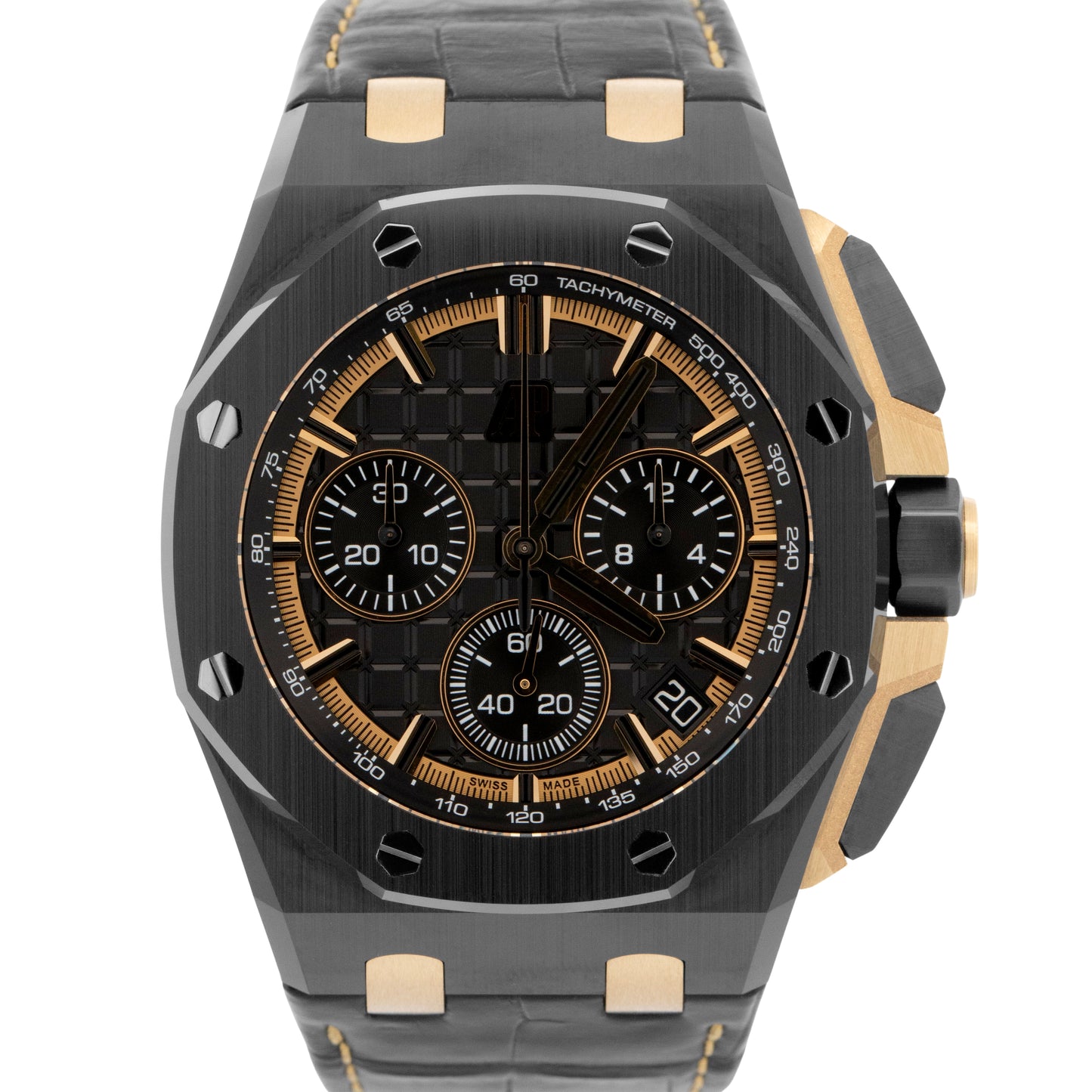 2026 SERVICE PAPERS Audemars Piguet Royal Oak Offshore Ceramic Gold 43mm 26420CE