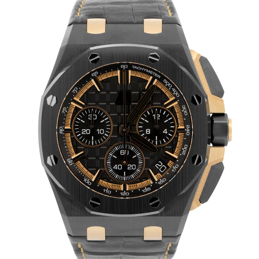2026 SERVICE PAPERS Audemars Piguet Royal Oak Offshore Ceramic Gold 43mm 26420CE