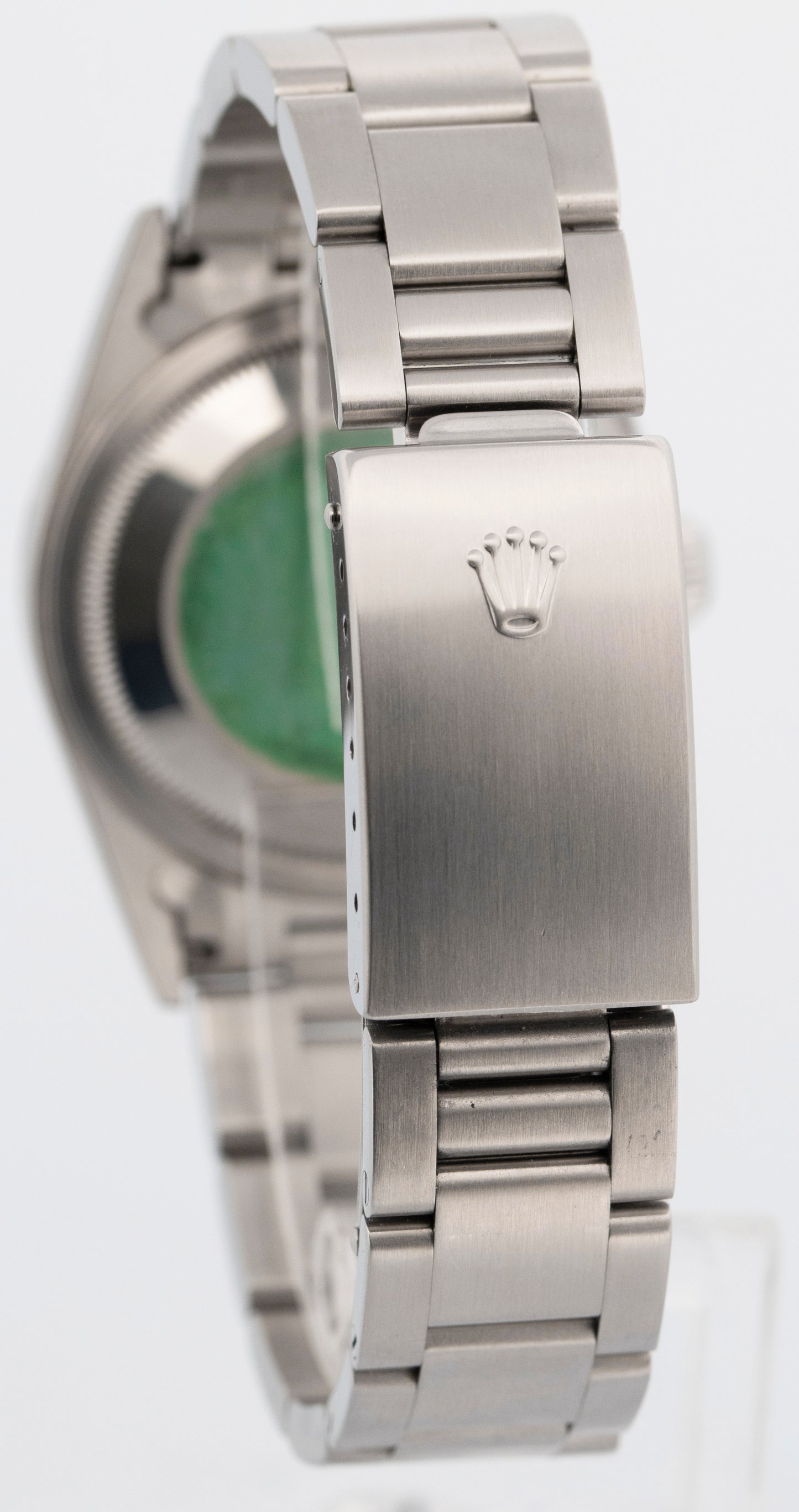 PAPERS Rolex DateJust Silver Jubilee DIAMOND 36mm White Gold Watch 16234 BOX