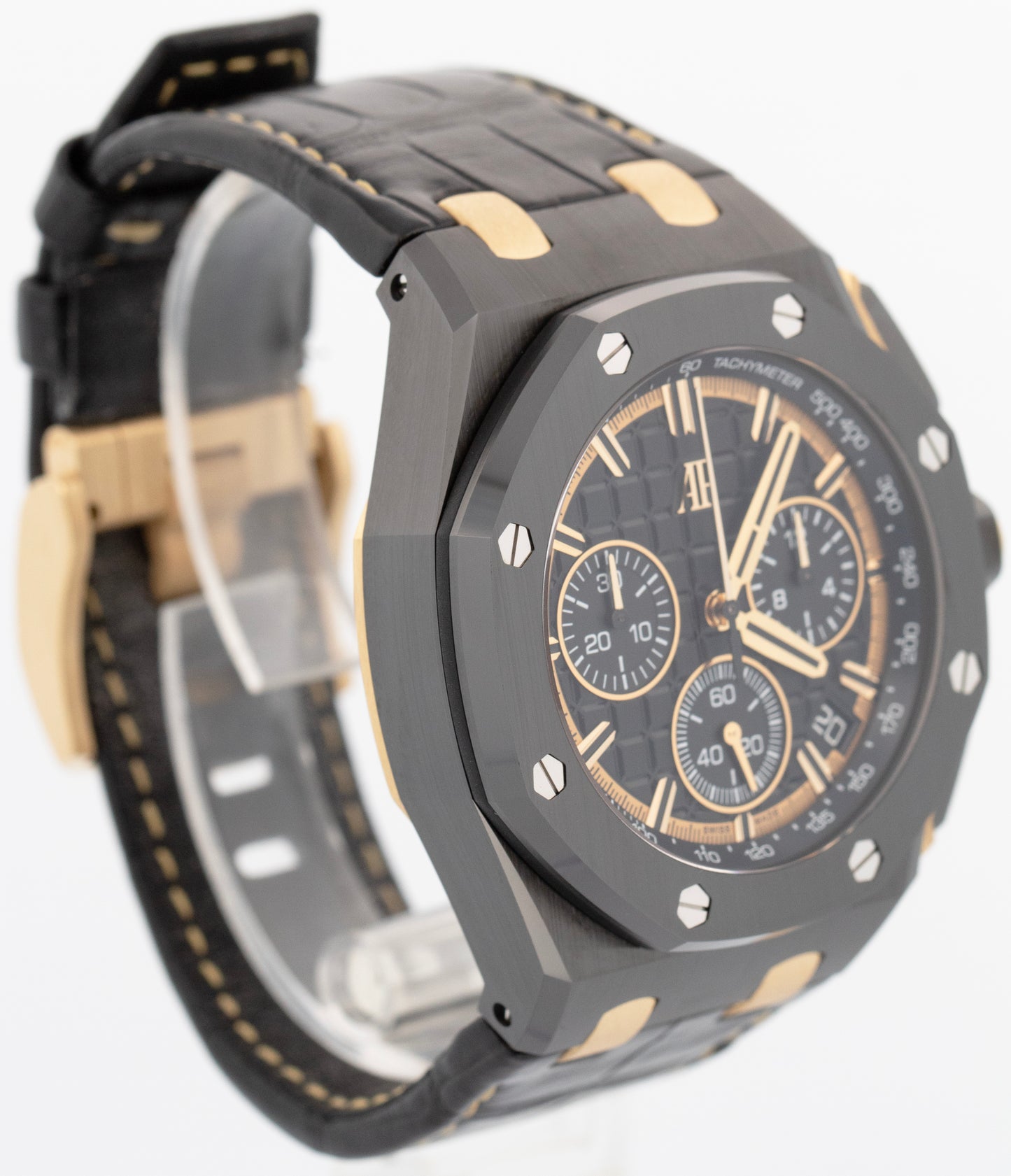 2026 SERVICE PAPERS Audemars Piguet Royal Oak Offshore Ceramic Gold 43mm 26420CE