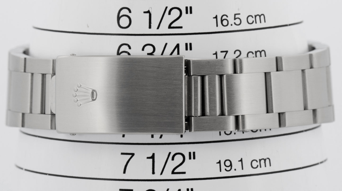 PAPERS Rolex DateJust Silver Jubilee DIAMOND 36mm White Gold Watch 16234 BOX