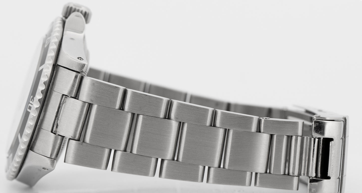 Rolex Submariner No-Date Black 4-LINE REHAUT Stainless 40mm 14060M Watch BOX