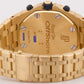 PAPERS Audemars Piguet Royal Oak Offshore BRICK BLUE 18K Yellow Gold 25721BA BOX