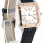2022 PAPERS Cartier Santos Dumont Two-Tone 18k Silver Roman 27.5mm W2SA0012 BOX