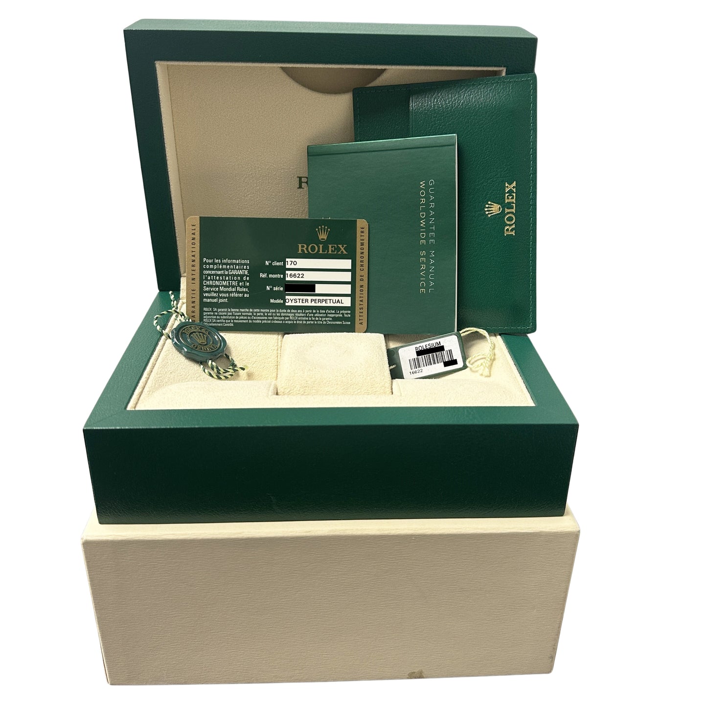 2011 PAPERS Rolex Yacht-Master PLATINUM Stainless Steel 40mm 16622 YM1 Watch BOX