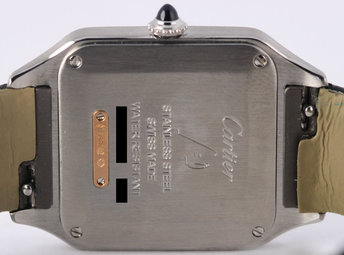 2022 PAPERS Cartier Santos Dumont Two-Tone 18k Silver Roman 27.5mm W2SA0012 BOX