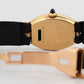 Cartier Baignoire 18K Yellow Gold 22mm White Roman Manual Watch 7743-1