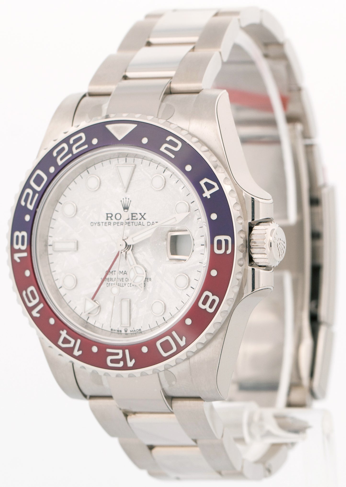 NEW STICKERED 2023 PAPERS Rolex GMT-Master II METEORITE PEPSI 126719 BLRO BOX