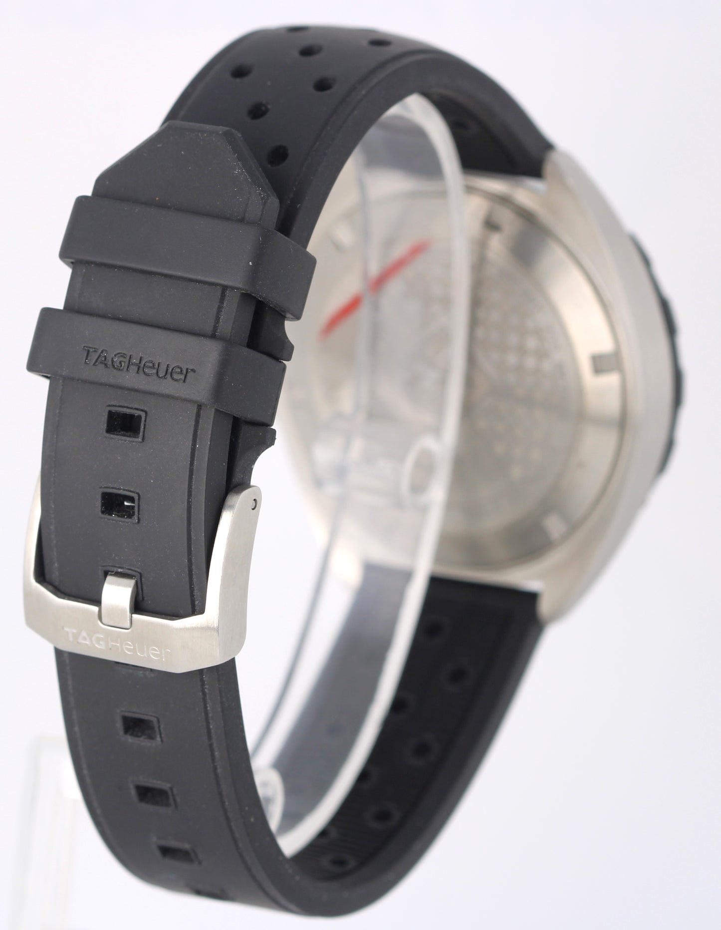 Tag Heuer Formula 1 Date Stainless Steel Black 41mm WAZ1111 Quartz Rubber Watch
