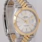 MINT 2022 PAPERS Rolex Datejust II SILVER 18k Gold Steel JUBILEE 41mm 126303 BOX