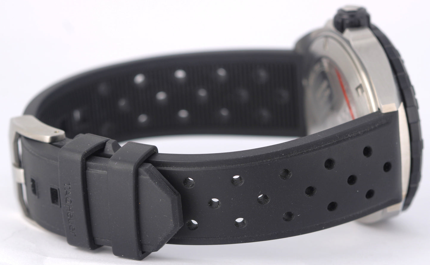 Tag Heuer Formula 1 Date Stainless Steel Black 41mm WAZ1111 Quartz Rubber Watch